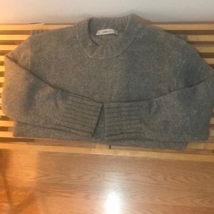 Grey Zara Oversized Sweater